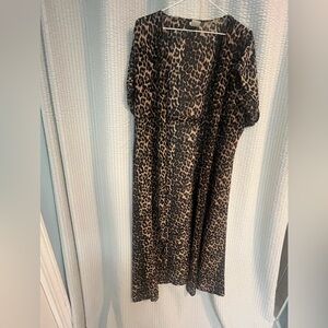Leopard Print Cover Up